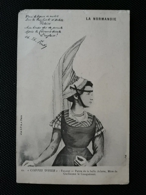 CPA Coiffes d'Hiver - Falaise - Patrie de la Belle Arlette