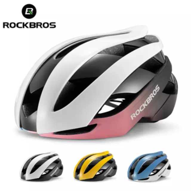 ROCKBROS Unisex EPS Road Bicycle Helmet MTB Bike Helmet Aero Cycling Safety Cap