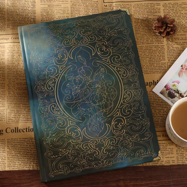 Elegant 1PC Retro Notebook Paper Journal Diaries Hard Cover Lined Writing Books