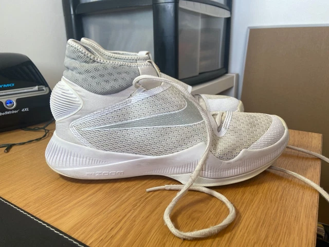 NIKE ZOOM HYPERREV 2015 White Grey Basketball Shoes 820224 Men s