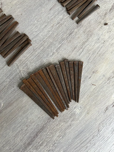 Antique Square Nails Lot of More Than 250 Pieces (*19) 5