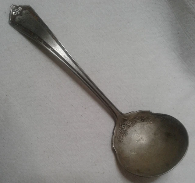 Vintage WM Rogers & Son Serving Spoon Ladle Pat Dec 28 1915 Vintage WM Rogers & Son Serving Spoon Ladle Pat Dec 28 1915