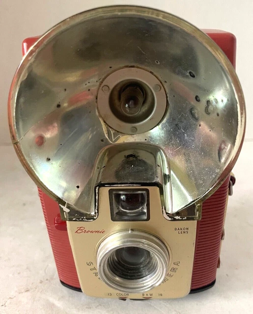 Eastman Kodak Brownie Starfish 127 Film Camera Dakon Lens Vintage Works