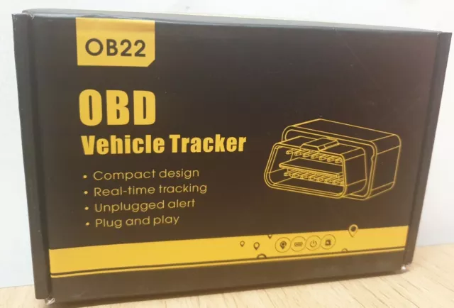 OBD GPS Tracker, OB22 Mini OBD II Vehicle GPS Tracker Locator Plug Real-Time GPS