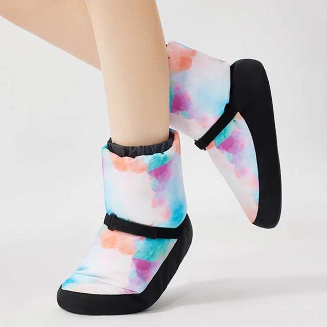 Ballet Dance Boots Women Slippers Dance Shoes Warm Bootie Warm-Up Training Shoes