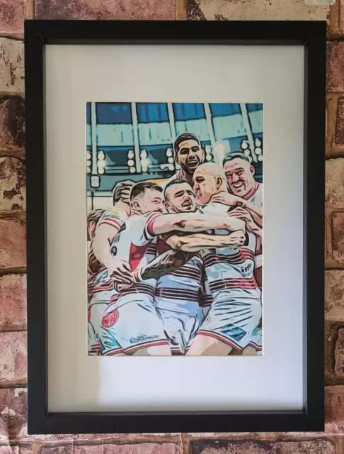 leigh centurions 1895 Cup Winners 2022 Rugby League Picture Pop Art Tribute