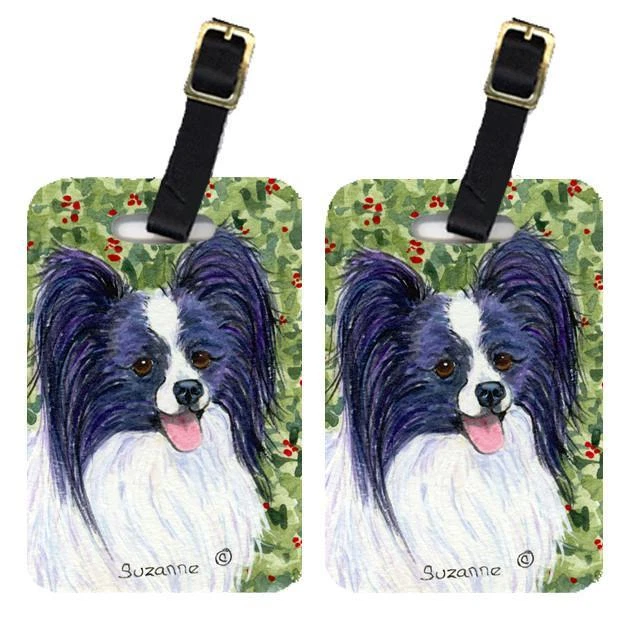 Set of 2 Papillon Luggage Tag SS8811BT-S