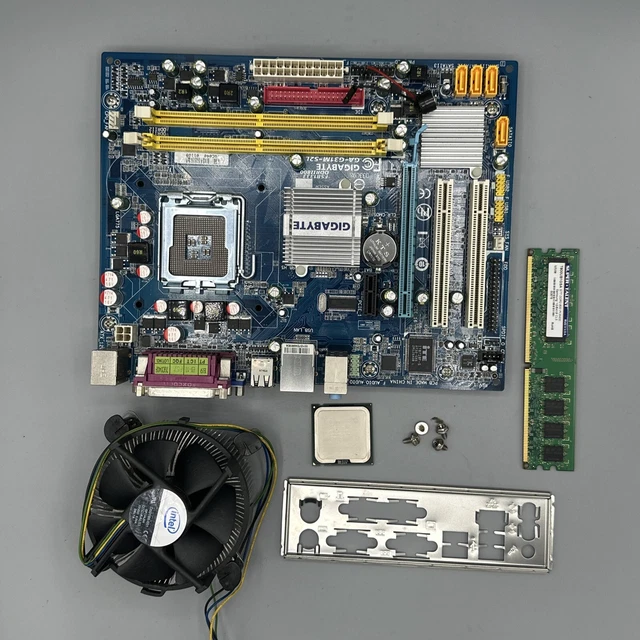 MOTHERBOARD GIGABYTE GA-G31M-S2L Intel Core Duo 1Gb Ram Ddr2