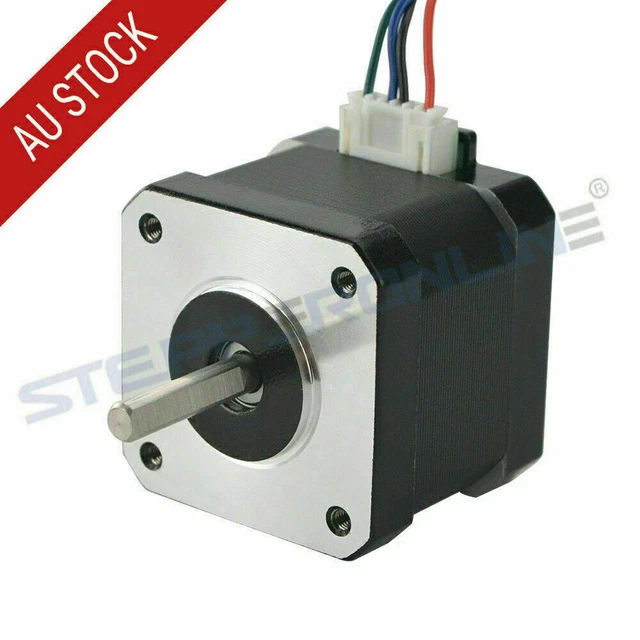 Nema 17 Stepper Motor 44Ncm 1.7A 17HS4401S 4-lead 1m Cable for CNC 3D Printer