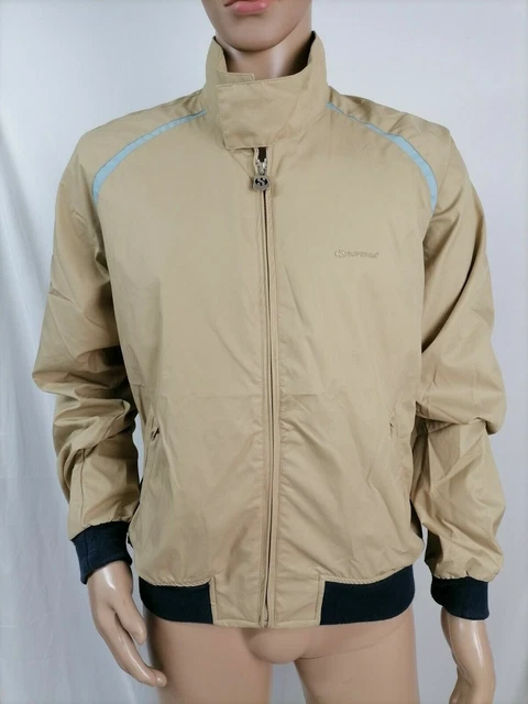 SUPERGA Giubbotto Cappotto Giubbino Jacket MADE ITALY Coat Giacca Tg XL Uomo V