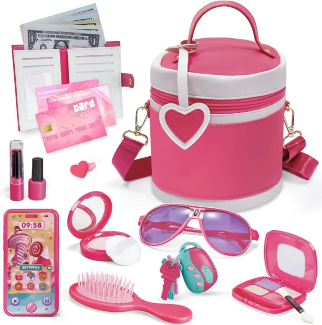 Play Purse Toys for Little Girls, Toddler Purse with Accessories