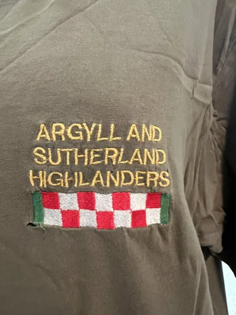 Camiseta auténtica de los Argyll and Sutherland Highlanders