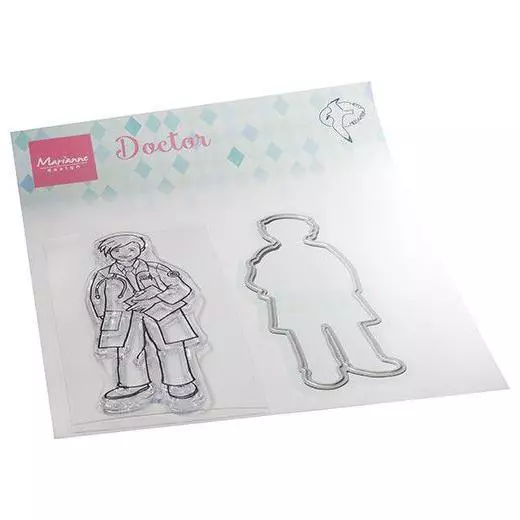 Marianne Design Clear Stamps & Cutting Dies - Hetty‘s Doctor HT1660