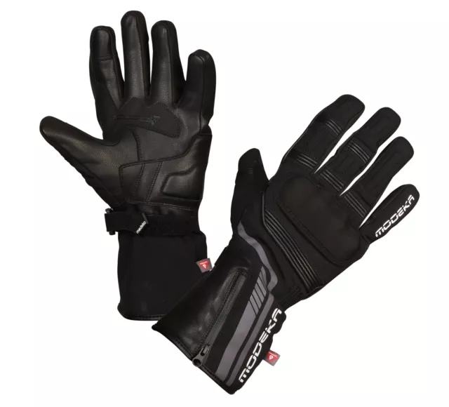 Moto Modeka Guanti Modek. Makari Colore: Nero Tg. : 7