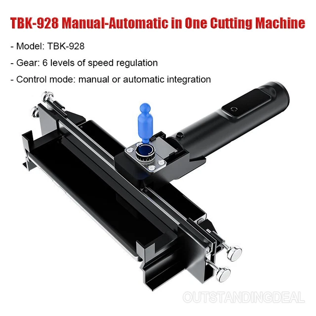 TBK-928 Manual-Automatic in One Cutting Machine for Straight and Curved Screen