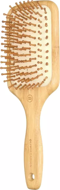 Bamboo Touch Brush – Brosse Eco-Responsable Démêlant Massage En Bambou - Taille