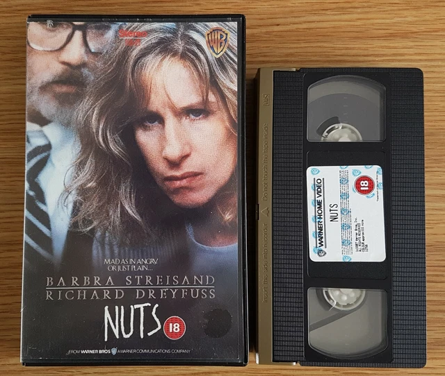 NUTS (VHS) WARNER BIG BOX Barbra Streisand + Richard Dreyfuss