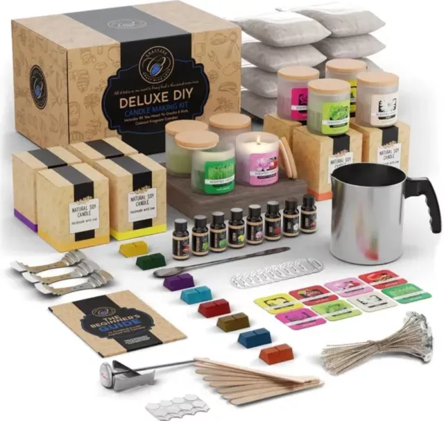 Candle Making Kit ( Deluxe Candle Kit ) Start  Your Own Business Or Family Fun.