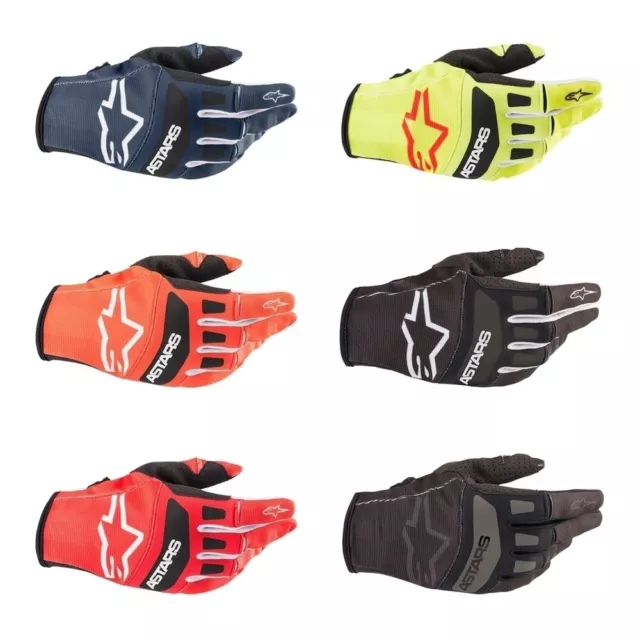 Gants de Motocross Alpinestars Techstar Offroad Vtt Enduro MX Gants