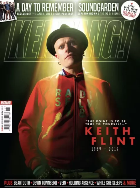 KERRANG Magazine THE PRODIGY KEITH FLINT - 1969 – 2019 NEW