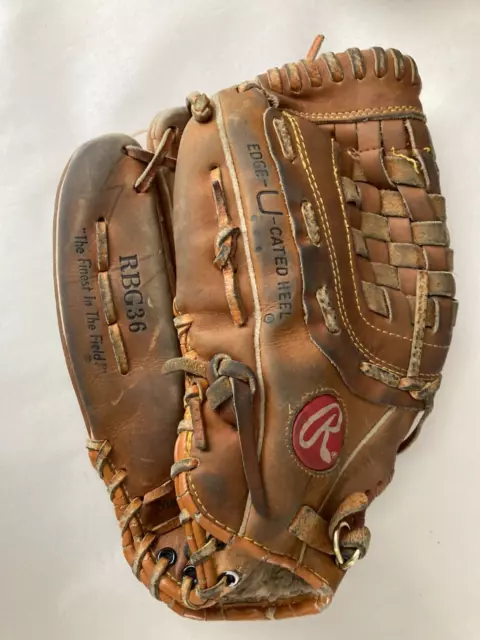 Rawlings Baseball Glove 12.5" Ken Griffey Jr RBG36 LHT Leather Fastback model