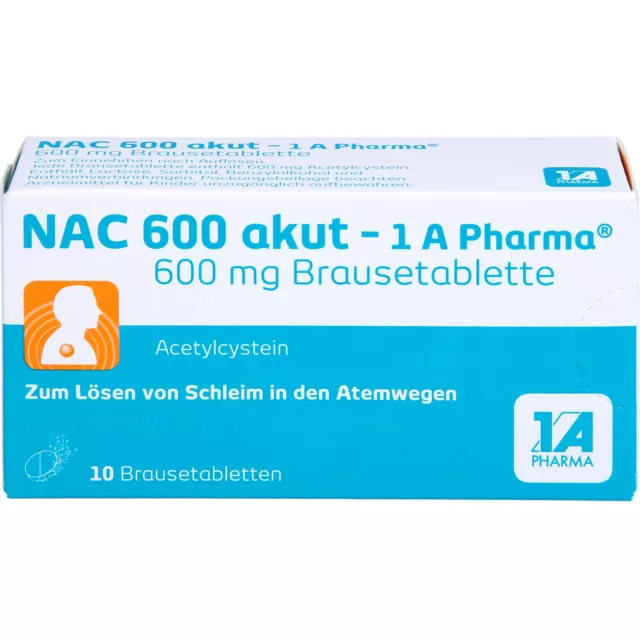 NAC 600 akut - 1 A Pharma, 10 St. Tabletten 562755