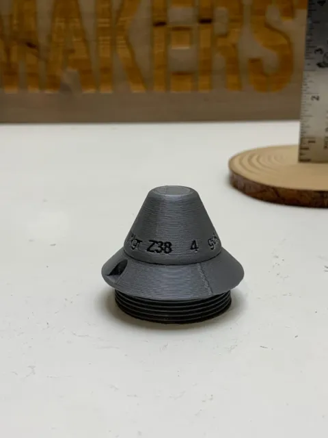 1:1 3D Printed - 8cm  Wgr Z38 German Mortar Fuze- COSPLAY  - INERT - All Plastic