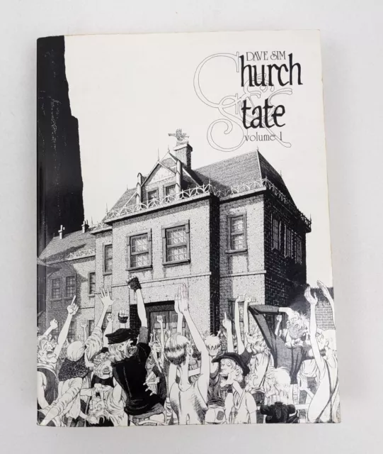 Church & State Volume 1 By Dave Sim Paperback Graphic Novel Cerebus Book 3