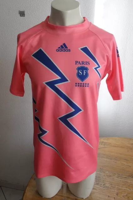 Maillot Shirt Rugby Stade Francais Adidas T. L 2004 2005 Exterieur Top 14