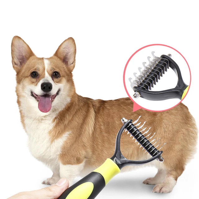 Dog Pet Cat Grooming Comb Brush Undercoat Rake Dematting Deshedding Trimmer 8