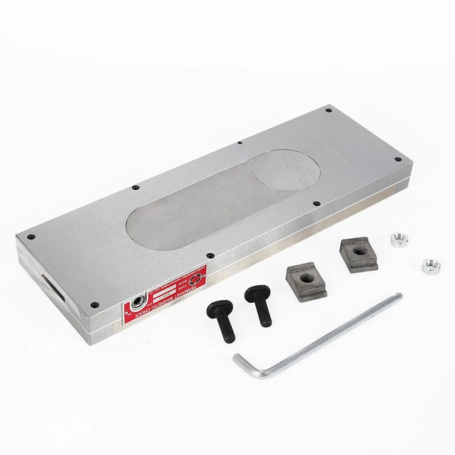 Permanent Magnetic Chuck EDM Fine Pole Surface Grinder 4X7 5X10 6x6 6X12 6X18 US