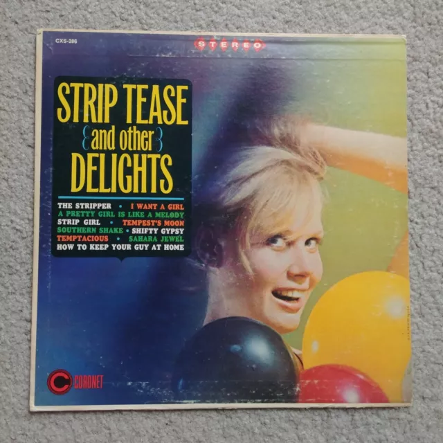 STRIP TEASE AND OTHER DELIGHTS LP Vinyl Record 12" Records POP NOVELTY Coronet