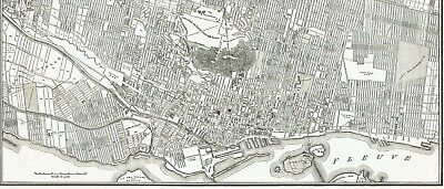 1939 City Map of Central Section Of Montreal Canada Highly Detailed 2