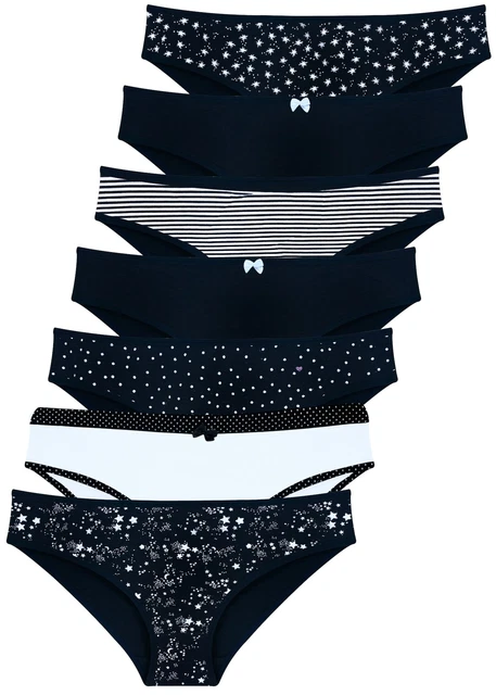 USA Griffin 3er Damen Unterhosen Panty Unterwäsche Sportslips Baumwolle