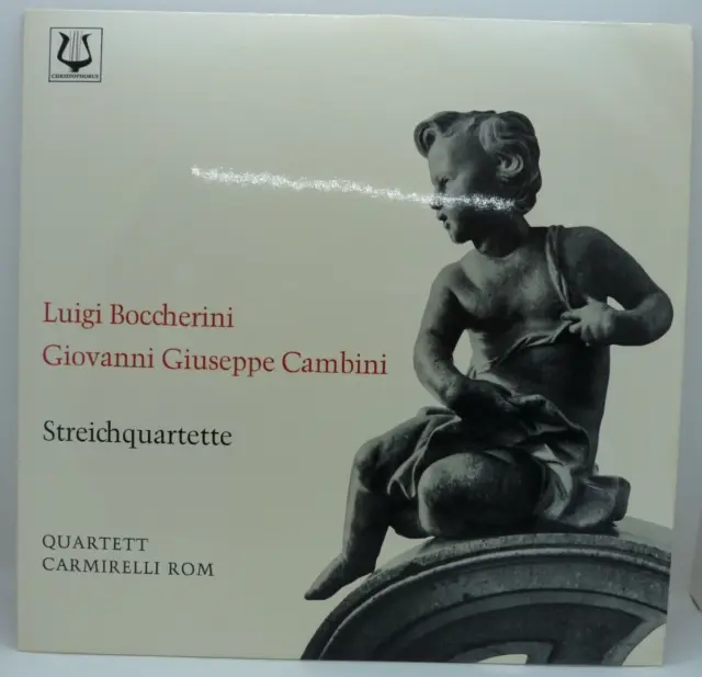 LP Vinyl Luigi Boccherini Giovanni Giuseppe Cambini Quartett Carmirelli Rom