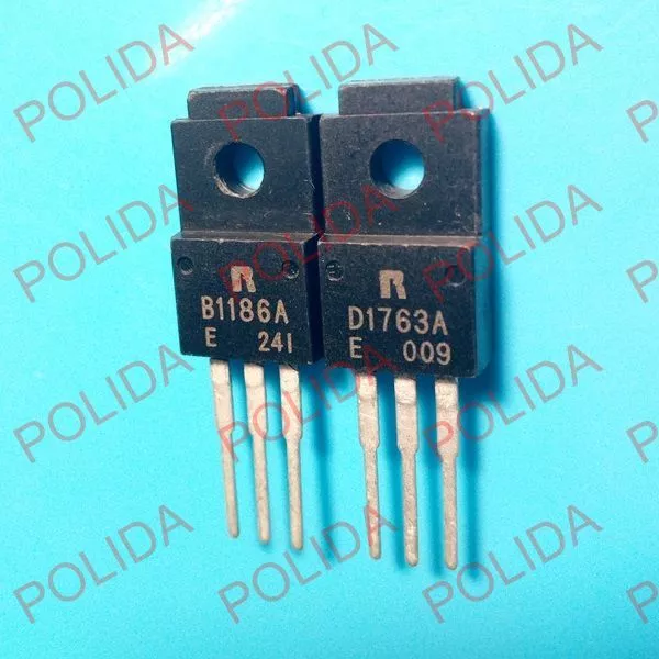 1pairs OR 2PCS  Transistor ROHM TO-220FP 2SB1186A/2SD1763A B1186A/D1763A