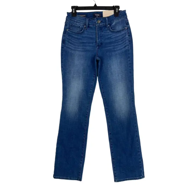 NYDJ Womens size 6 jeans blue Marilyn straight leg denim