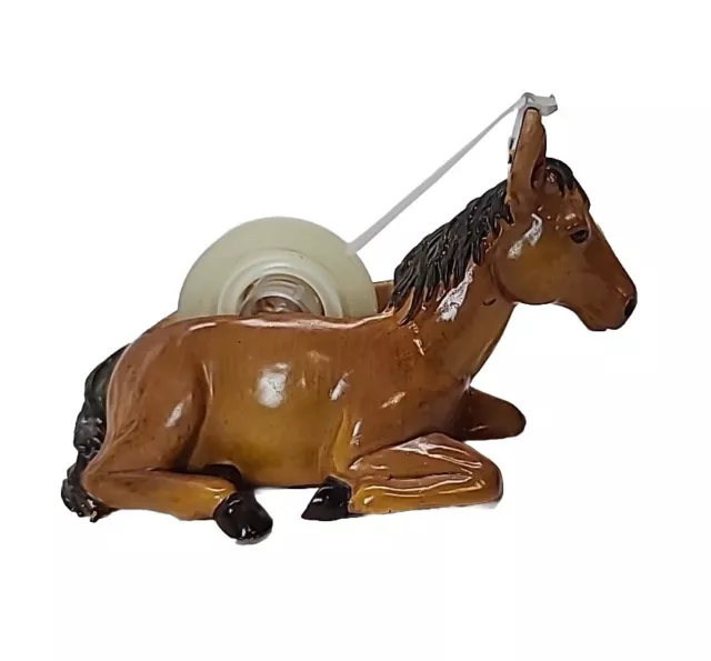 Desktop Ceramic Horse Tape Dispenser Farm Core Pony FIGI TD-121