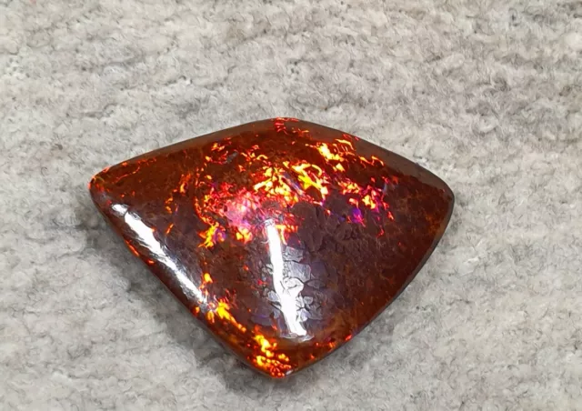 GEM-Class Koroit-Boulder-Opal- Rot-Gold Top Farbe -34,10ct. Top Brillanz 5+ !! 3