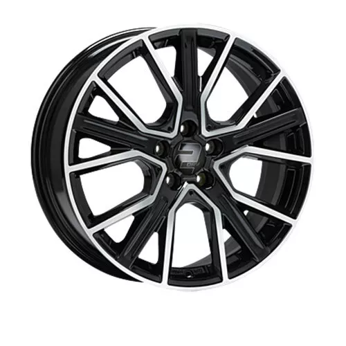 4x 2DRV by Wheelworld  WH34 8,5x20 ET21 schwarz hochglanzpoliert Alufelge