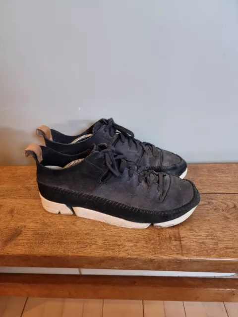 CLARKS ORIGINALS MEN Sandals Size 11 Trigenic Evo S Black Nubuck - PicClick UK