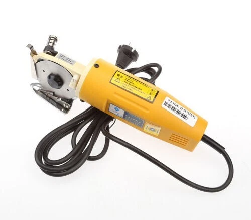 CE 70mm Electric Rotary Blade Fabric Cutter Leather Cloth Cutting Machine  170W