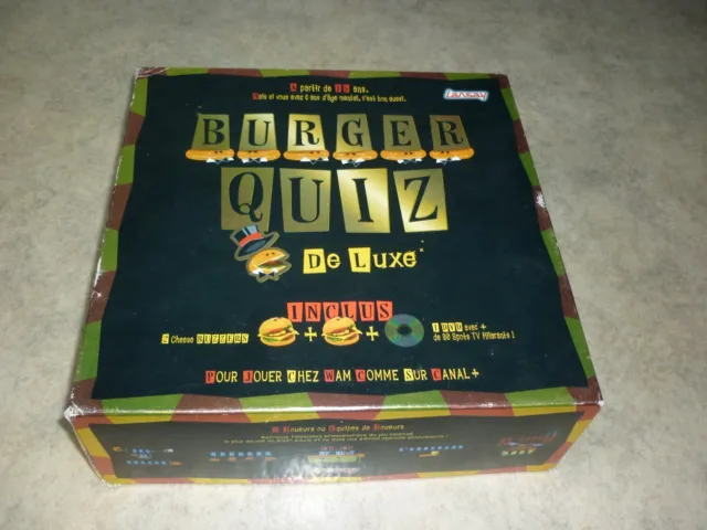 Burger Quiz : la nouvelle boîte de jeu pour jouer chez vous (Alain Chabat  non inclus)