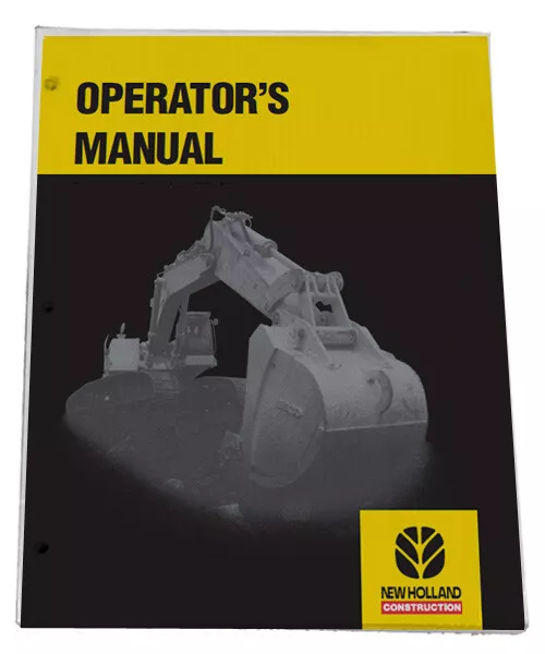 New Holland LB75 Wheel Loader Owners Operators Maintenance Manual Book