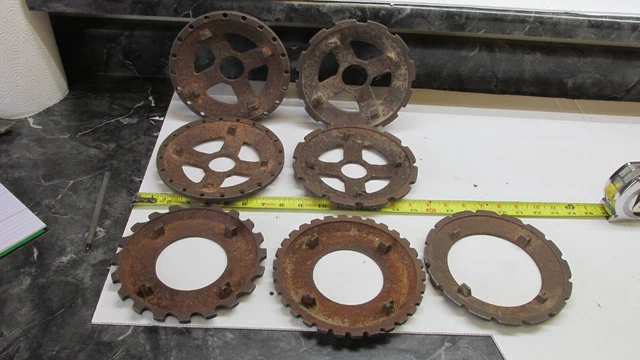 7  Old Cast Iron  Farm  FL ?? ?    Planter Seed  Plate