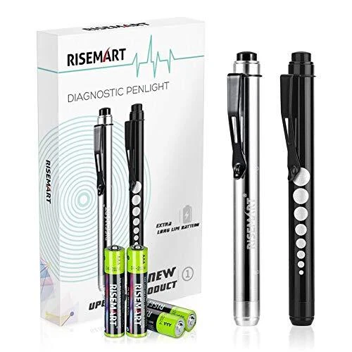 Pen Light, Nurse Led Medical Penlight with Pupil Gauge for Nursing S...
