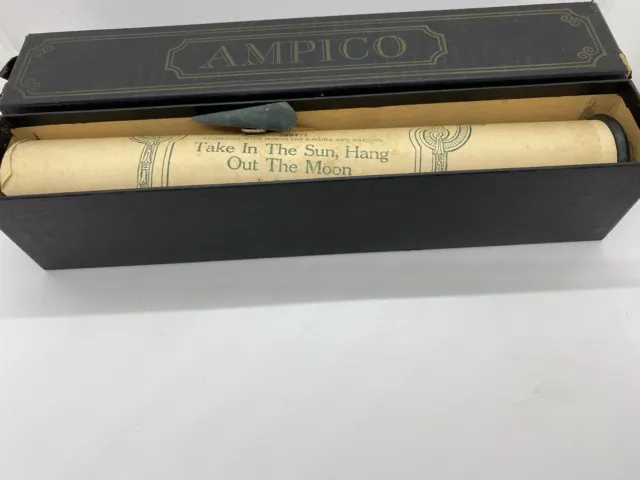 7 Vintage Ampico Player Piano Rolls -Hard to find titles!