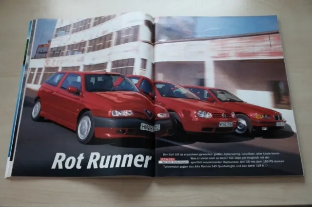 Auto Motor Sport 15932) Alfa Romeo 145 QV mit 155PS besser als...?