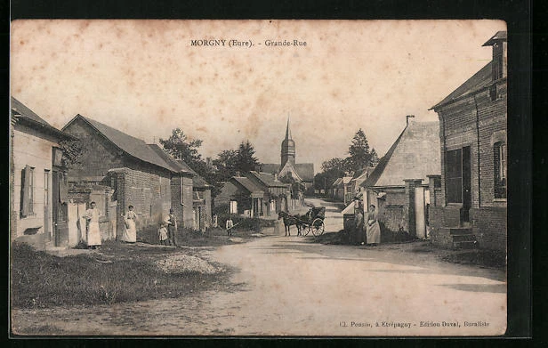 CPA Morgny, Grande-Rue
