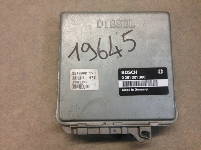 BMW E36 ECU Moteur Bosch 0281001380 EUR 122,00 - PicClick FR